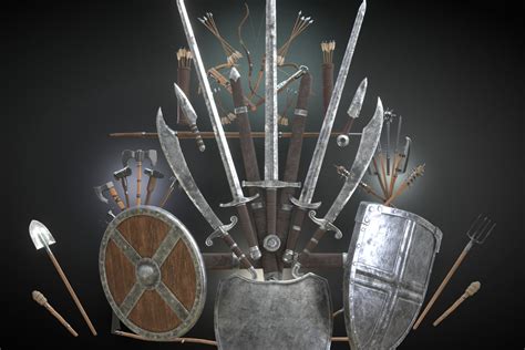 Medieval Weapons Packs 3d Props Unity Asset Store