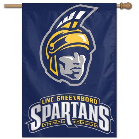 Ncaa Uncg Spartans Vertical Banner Vertical Banner Unc Greensboro