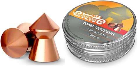 H N Excite Coppa Spitzkugel Pointed Airgun Pellets 4 5mm 177 Caliber