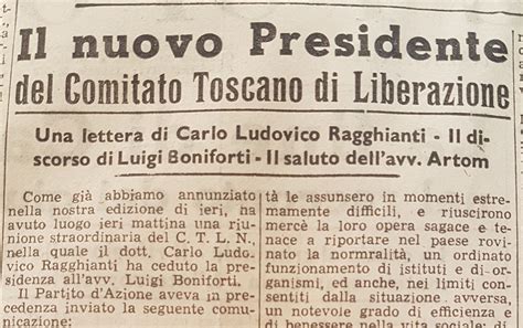 Carlo Ludovico Ragghianti Dal Comitato Toscano Di Liberazione