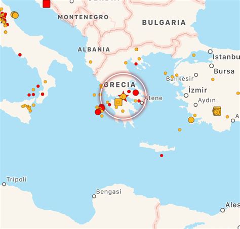 Terremoto Forte Scossa In Grecia Magnitudo Nel Golfo Di Corinto