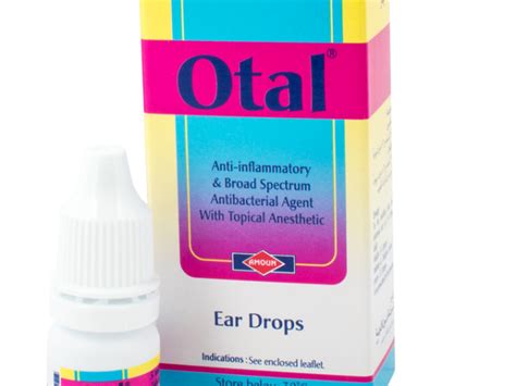 Otal ear drops for otitis externa