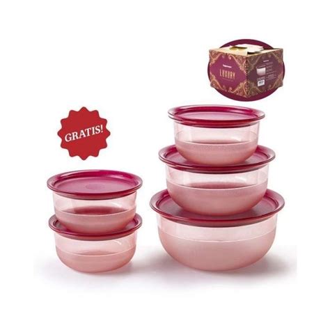 Promo Tupperware Luxury Table Collection Set Mangkok Set Saji Gift Box