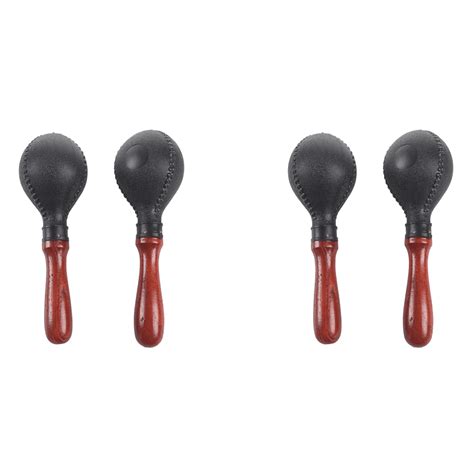 Professional 2Pair Of Maracas Shakers Rattles Sand Hammer Percussion