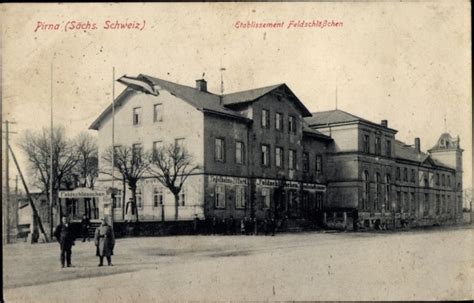 Ansichtskarte Postkarte Pirna In Sachsen Etablissement Akpool De