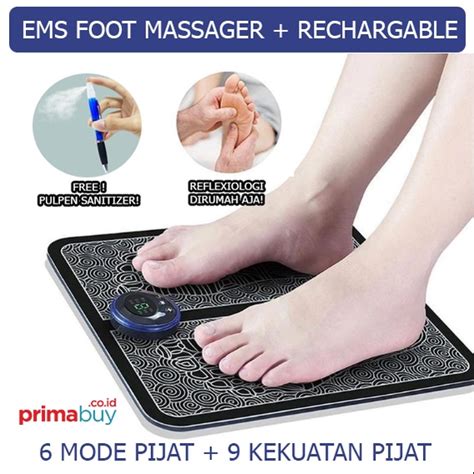 Jual Ems Foot Massager Pad Alat Pijat Kaki Akupuntur Kaki Elektrik