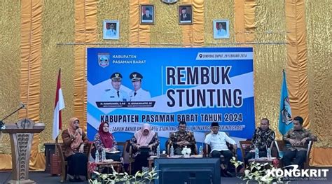 Pemkab Pasaman Barat Gelar Rembuk Stunting Tahun 2024 Menjadi Puncak