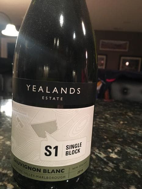 Yealands Estate Sauvignon Blanc S Single Block Series New