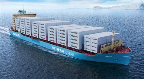 Maersk Unveils Worlds Biggest Methanol Powered Container Ship Report Az