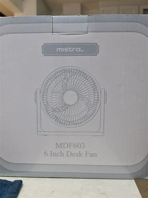 Mistral Mdf603 6 Inch Desk Fan Furniture And Home Living Lighting