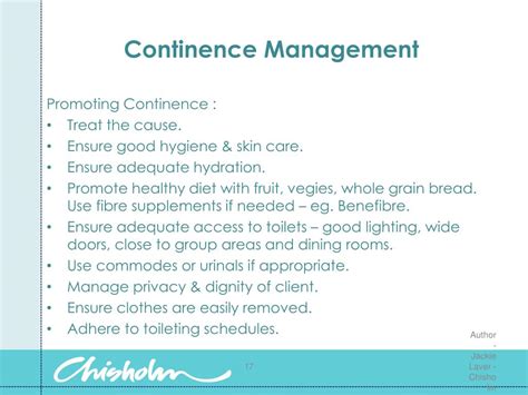 Ppt Continence Management Powerpoint Presentation Free Download Id 2061051