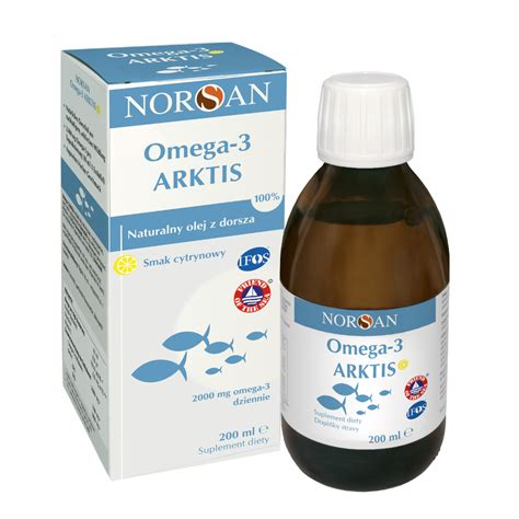 Norsan Omega 3 Artkis Naturalny Olej Z Dorsza Arktycznego 200 Ml Dr