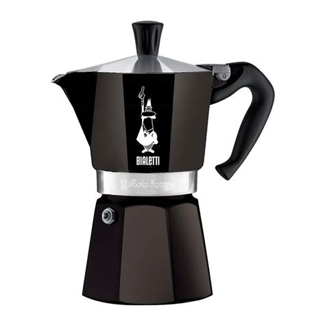 Bialetti Moka Express Colour Kops Espressomaker Zwart Kopen