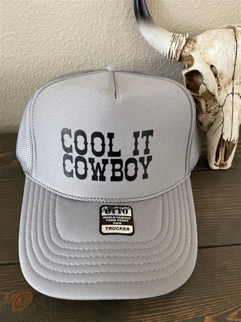 Western Trucker Hat Cowgirl Trucker Hat Cowboy Hats Trucker Hats