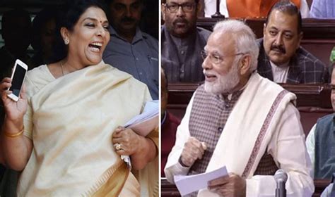 Pm Modi Takes A Ramayana Jibe At Renuka Chowdhary For Hysterical