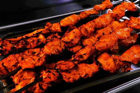 Chicken Boti Tikka Delicious Asian Food