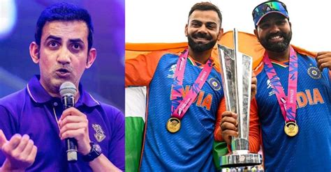 Gautam Gambhir Lauds Virat Kohli Rohit Sharma After Superstar Duo Bid Farewell To T20is Following I