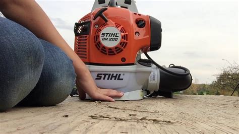 Stihl Br Backpack Blower Youtube