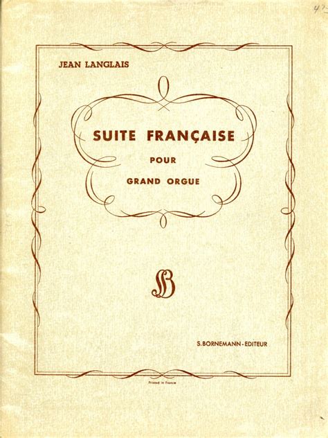 Langlais Jean Suite Francaise The Leupold Foundation