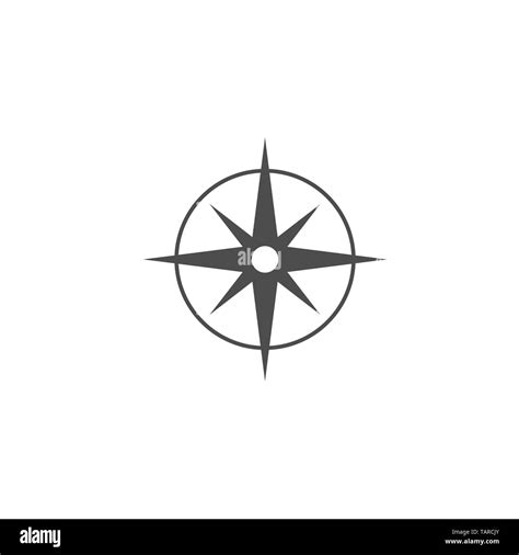 Compass Rose Icon Simple