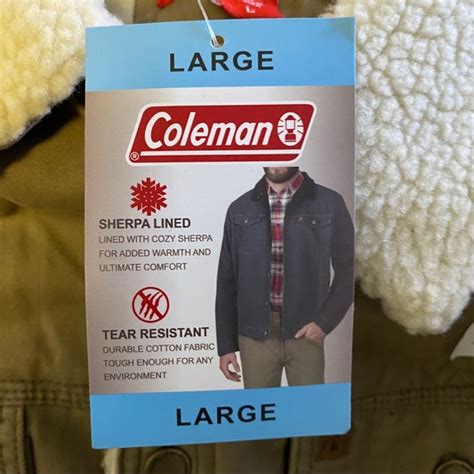 Coleman Jackets And Coats Nwt Coleman Workwear Sherpa Lined Jacket