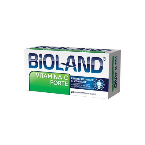 Vitamina C Forte Mg Bioland Comprimate Biofarm Farmacia Tei