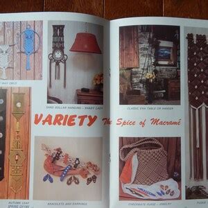 S Macrame Pattern Book Variety The Spice Of Macrame Etsy Canada