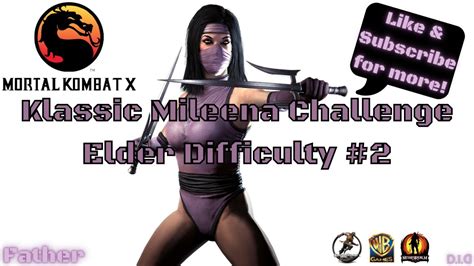 Klassic Mileena Challenge Elder Difficulty 2 Mortal Kombat X Mobile