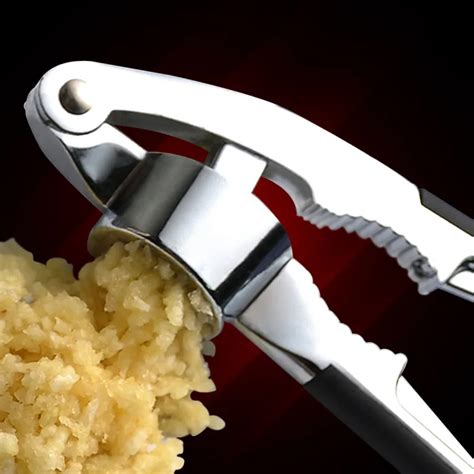 stainless steel Manual Garlic Crush nutcracker Garlic Aqueeze Kitchen Squeeze Tool Alloy Ginge ...