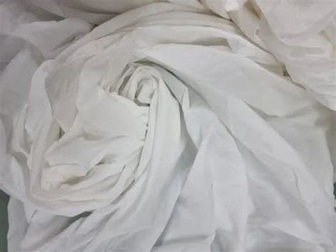 Plain Micro Polyester Fabric White At Rs 14 Meter In Surat ID