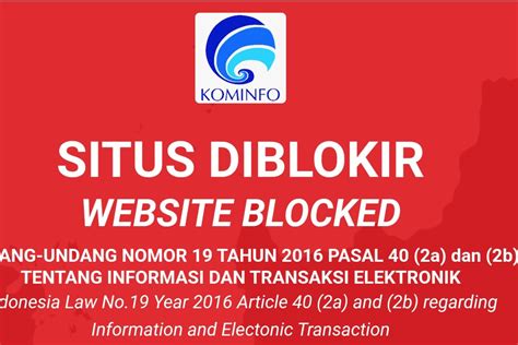 Platform Digital Diblokir Kominfo Sandiaga Kami Harap Semua Mematuhi