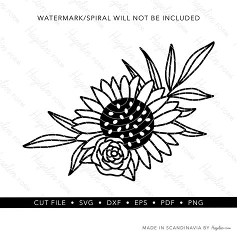 Sunflower Svg Floral Svg Fall Flowers Svg Sunflower Bundle Etsy