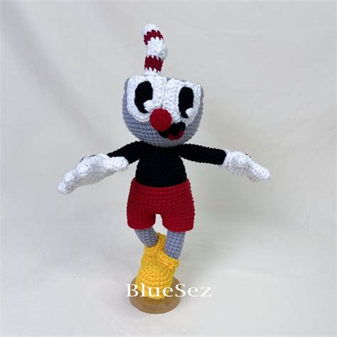 Cuphead Crochet Doll Cuphead And Mugman 11 Inch Plush Cuphead