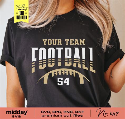 Football Team Template Svg Football Shirt Design Dxf Png Etsy