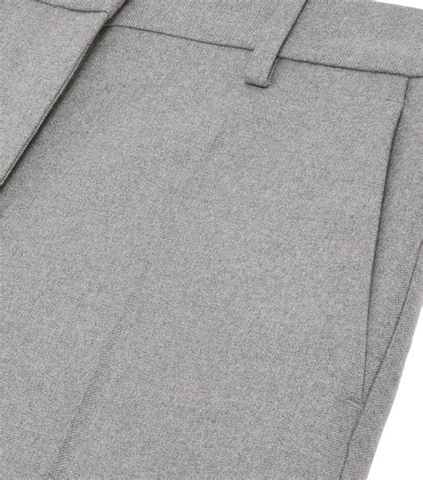 Womens Loewe Grey Wool Tailored Trousers Harrods Uk