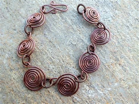 Hammered Copper Bracelet Copper Bracelet Metal Jewelry Jewelry