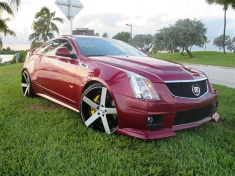 Sell Used 2012 Cadillac Cts V Coupe 2 Door 62l No Reserve In Miami Beach Florida United States