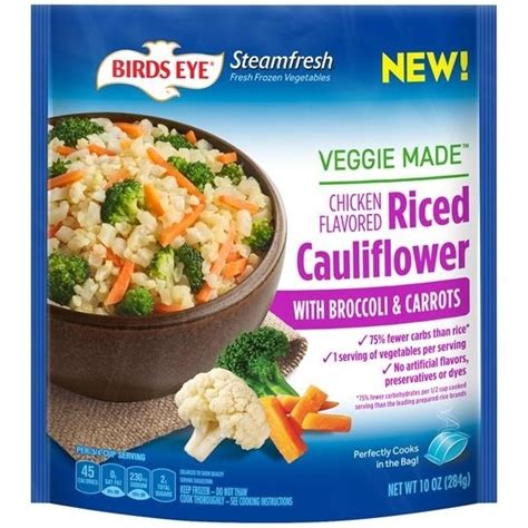 Birds Eye Steamfresh Veggie Made Chicken Flavored Riced Cauliflower