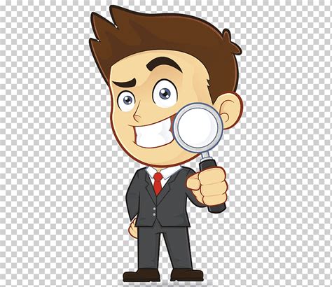 Graphics Graph Cartoon Inspector Clouseau Glass Hand Boy Png Klipartz