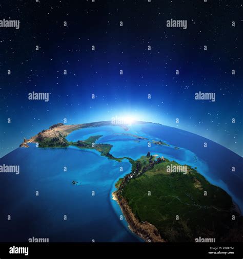 Central america relief map hi-res stock photography and images - Alamy