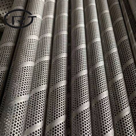 Aluminum Steel Stainless Steel Decorative Round Hole Perforated Metal