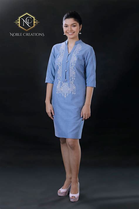 Barong Filipiniana Dress