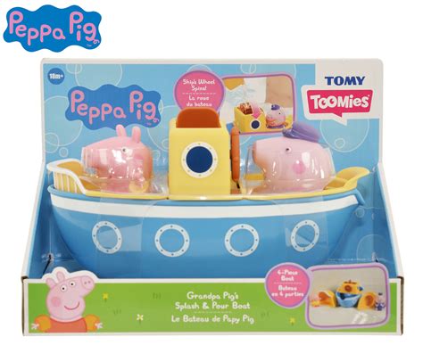 Tomy Toomies Peppa Pig Boat Adventure Set Catch Co Nz