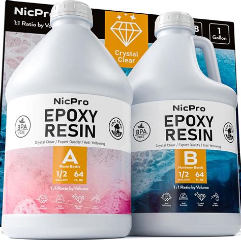 Amazon Nicpro Gallon Crystal Clear Epoxy Resin Kit Not