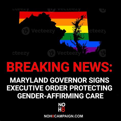 Noh8 Campaign On Twitter Breaking Maryland Governor Signs Executive