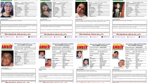 Alerta Amber Guanajuato Reportan Menores Desaparecidos En Abril