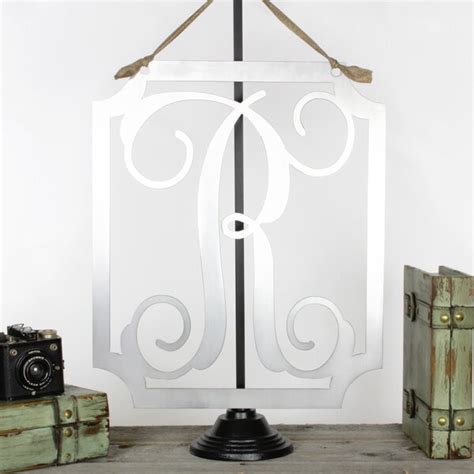 Winston Porter Metal Rectangular Single Letter Wall Décor Wayfair