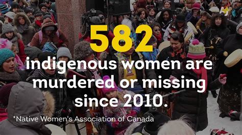 Canada Marches For Missing And Murdered Indigenous Women Youtube