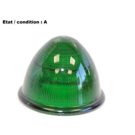 SCINTEX R5 1839 4 Cabochon feu de dépassement ogival vert