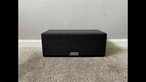 Sony SS CN305 Home Theater Center Channel Surround Speaker YouTube